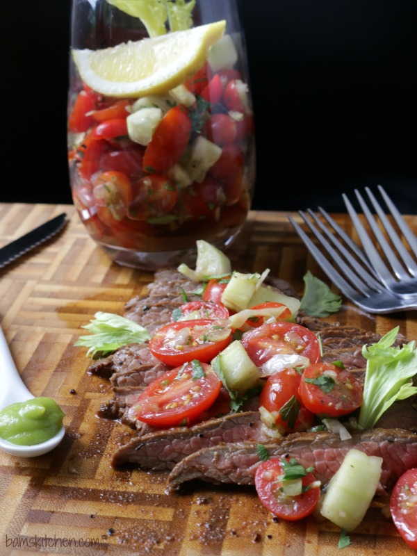 Bloodied Married Flank Steak / https://www.hwcmagazine.com