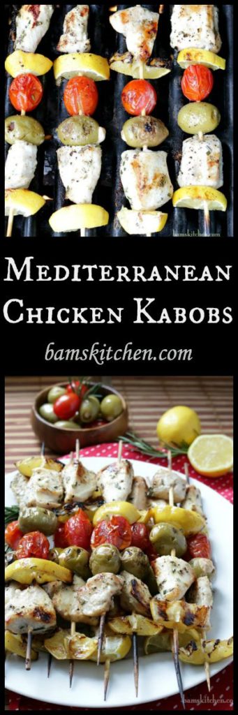 Mediterranean Chicken Kabobs / https://www.hwcmagazine.com