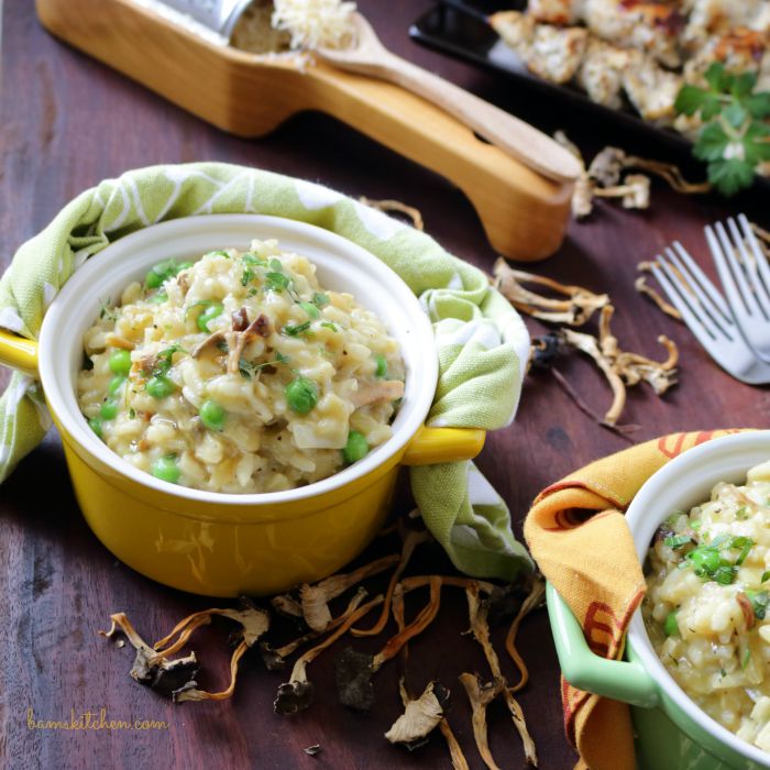 Chanterelle Mushroom Risotto / https://www.hwcmagazine.com