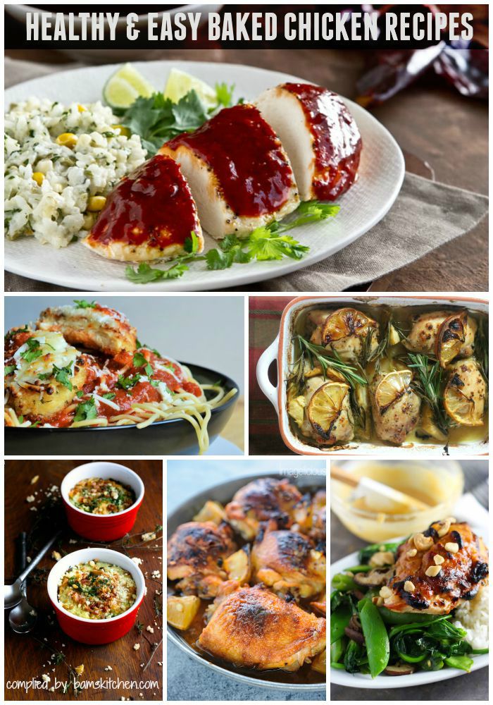 Healthy Baked Chicken Recipe Roundup