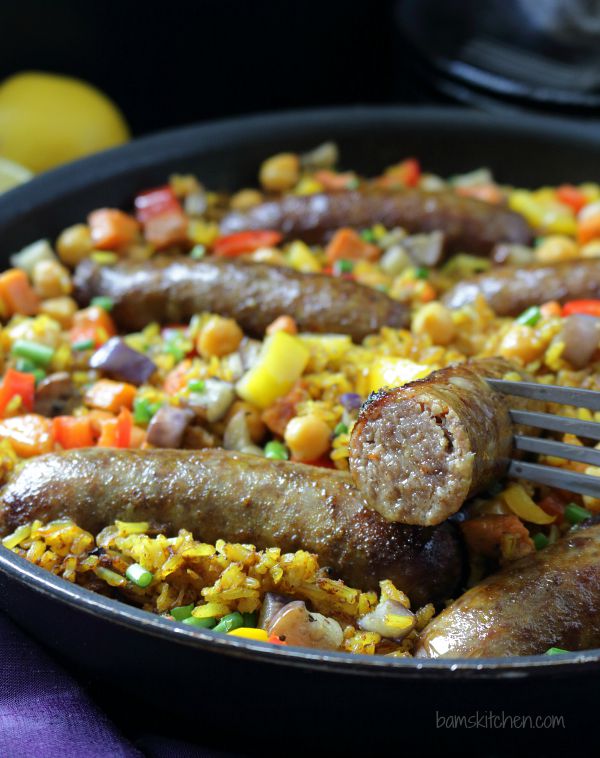 Moroccan Sausage Paella / https://www.hwcmagazine.com