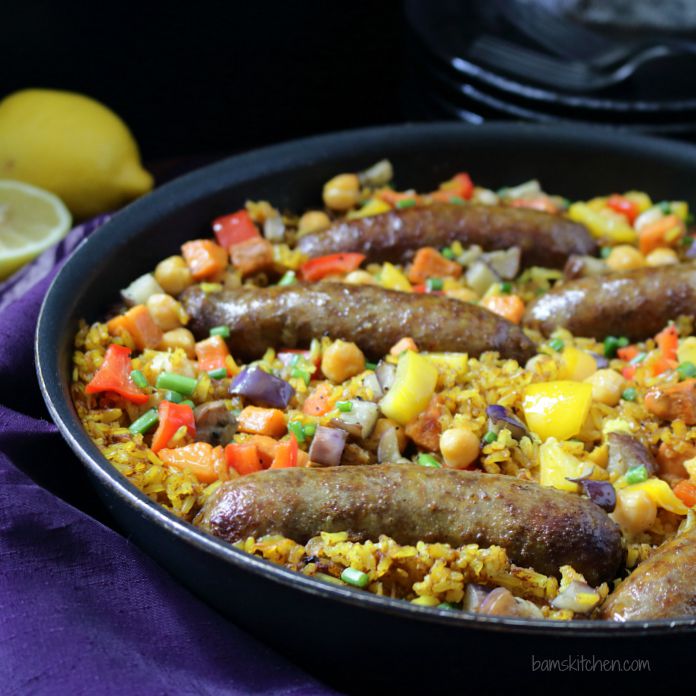 Moroccan Sausage Paella / https://www.hwcmagazine.com