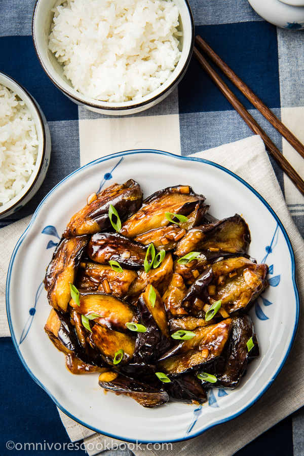 Chinese-Eggplant-with-Garlic-Sauce / Omnivores Cookbook