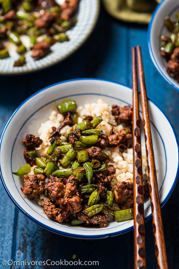 Stir-Fried-Green-Beans / Omnivores Cook book