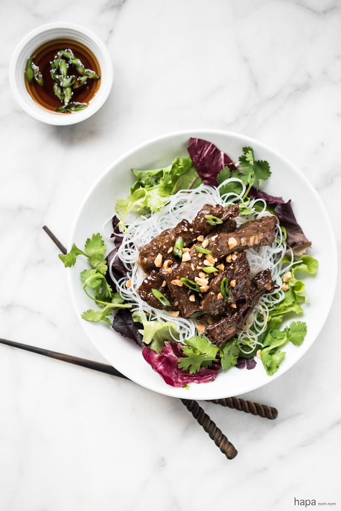 Ginger-Beef-Stir-Fry-with-Noodles / Hapa Nom Nom