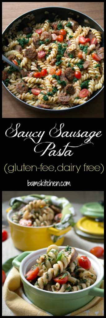 Saucy Sausage Pasta / https://www.hwcmagazine.com