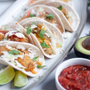 Cornmeal Crusted Fish Tacos