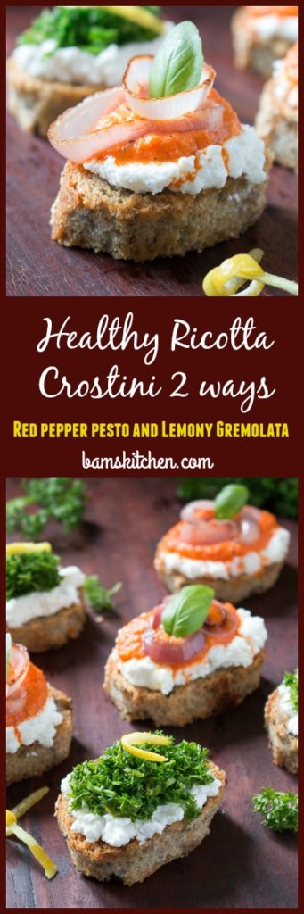 Healthy Ricotta Crostini / https://www.hwcmagazine.com