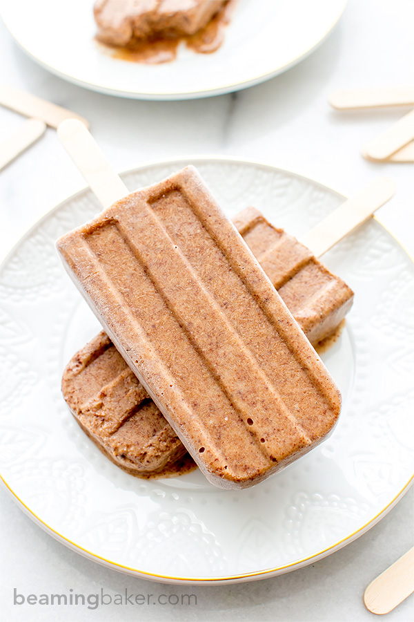 Chocolate Peanut Butter Popsicles