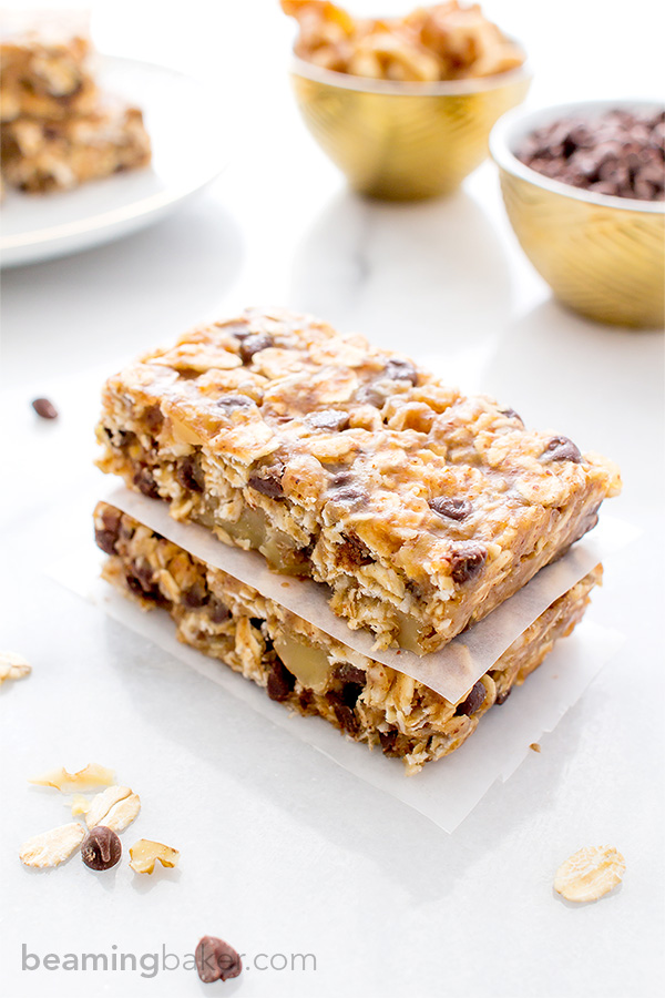 Chewy Chocolate Chip Granola bars