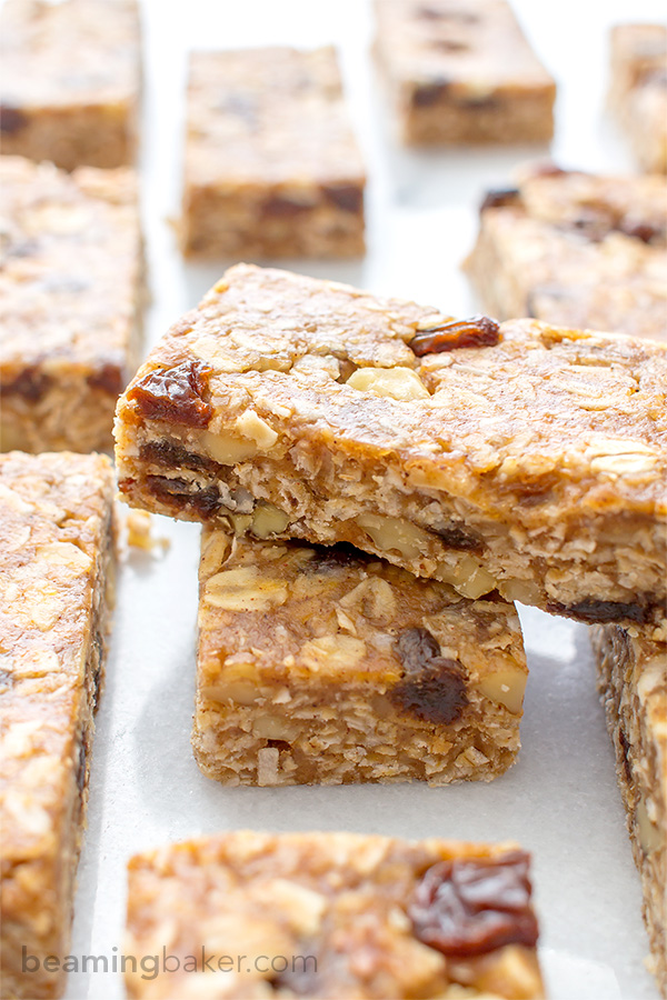 Oatmeal Raisin Granola Bars