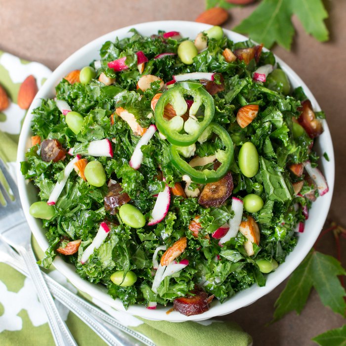 Autumn Kale Salad / https://www.hwcmagazine.com