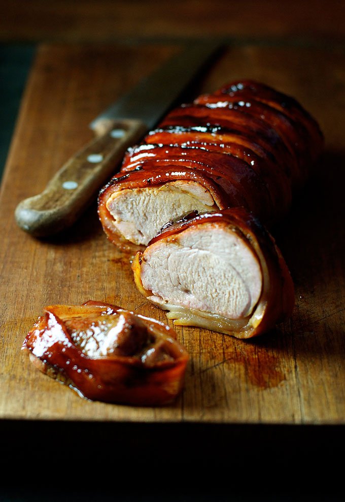 Bacon Wrapped Pork Tenderloin / https://www.hwcmagazine.com