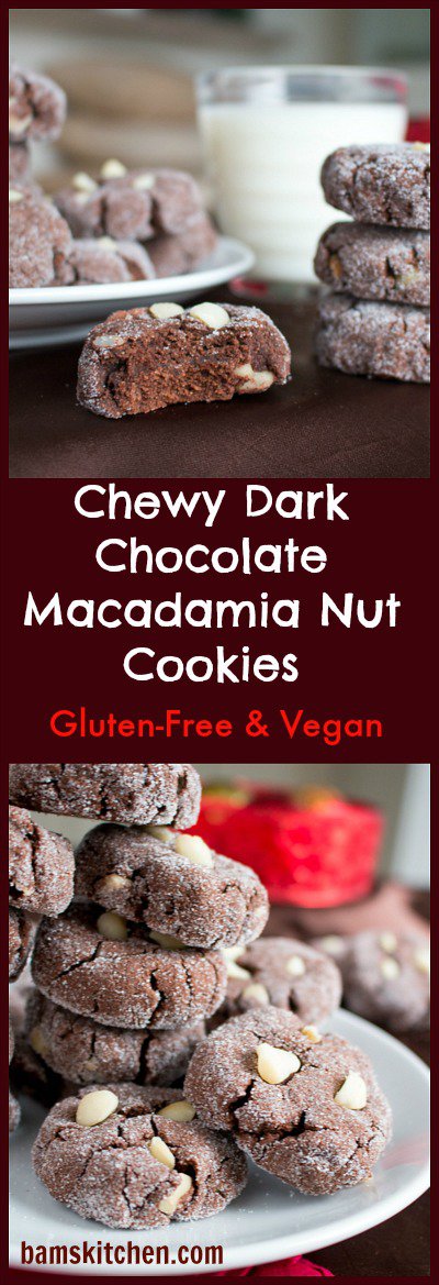 Dark Chocolate Macadamia Nut Cookies / https://www.hwcmagazine.com