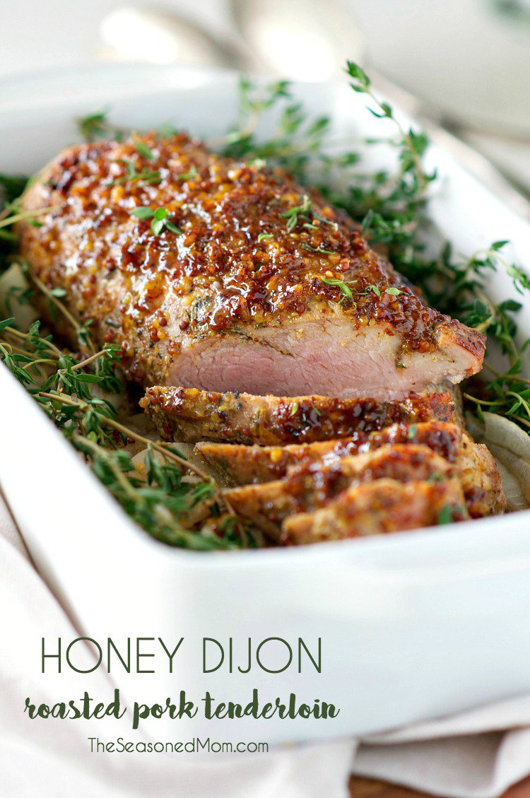 Honey Dijon Roasted Pork Tenderloin / https://www.hwcmagazine.com