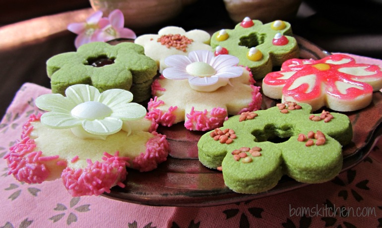 Sakura Shortbread Cookies/ https:www.hwcmagazine.com