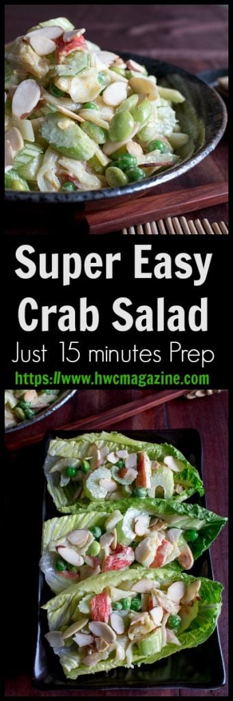 Super Easy Crab Salad / https://www.hwcmagazine.com