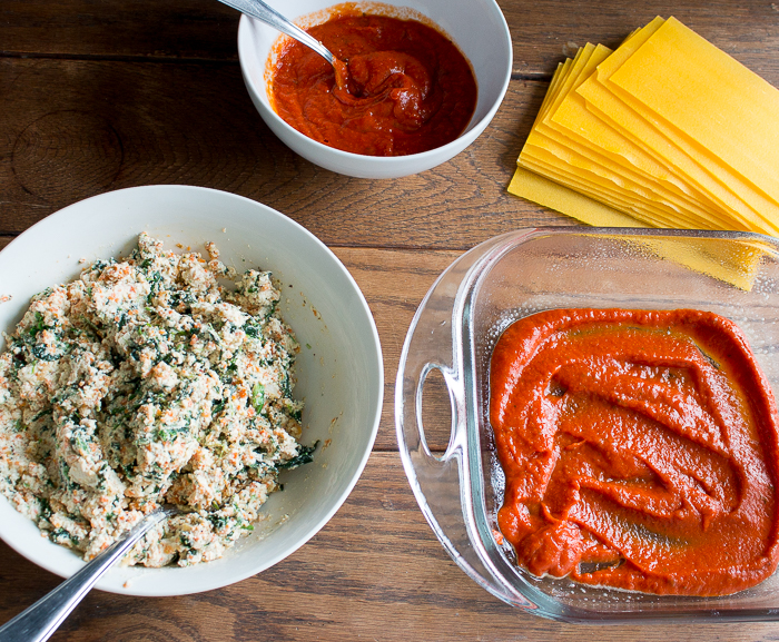 Vegetable Tofu Ricotta Lasagna / https://www.hwcmagazine.com