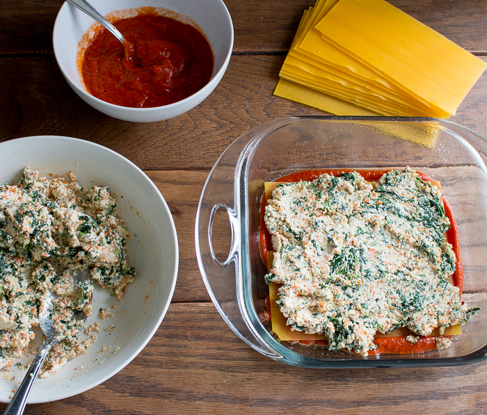 Vegetable Tofu Ricotta Lasagna / https://www.hwcmagazine.com