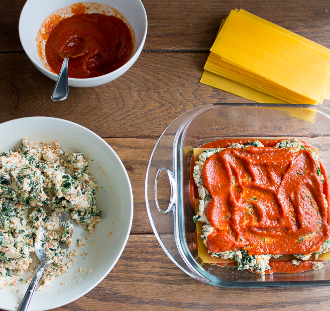 Vegetable Tofu Ricotta Lasagna / https://www.hwcmagazine.com