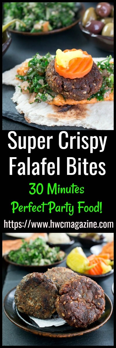 Super Crispy Falafel Bites / https://www.hwcmagazine.com