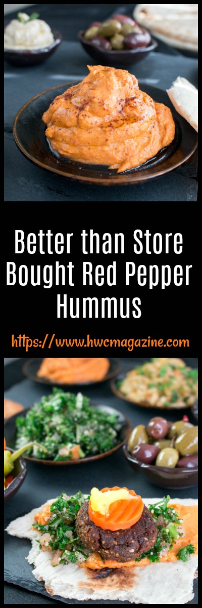 Better than Store Bought Red Pepper Hummus / https://www.hwcmagazine.com