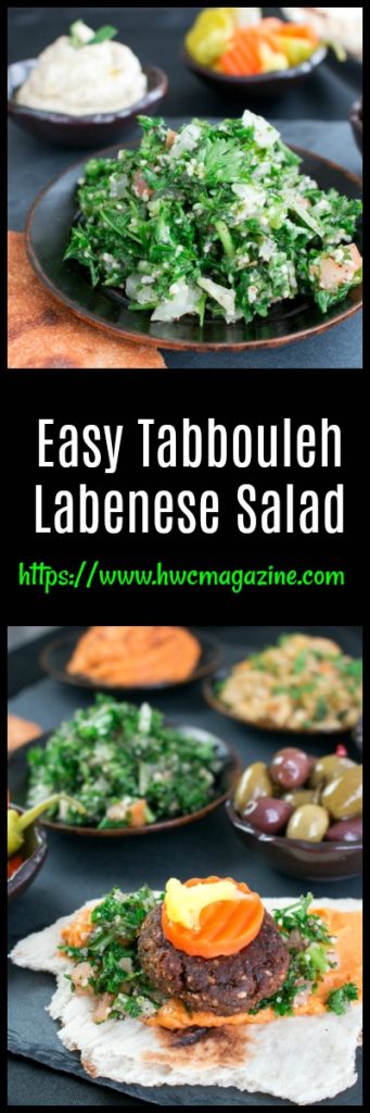 Easy Tabbouleh Lebanese Salad / https://www.hwcmagazine.com