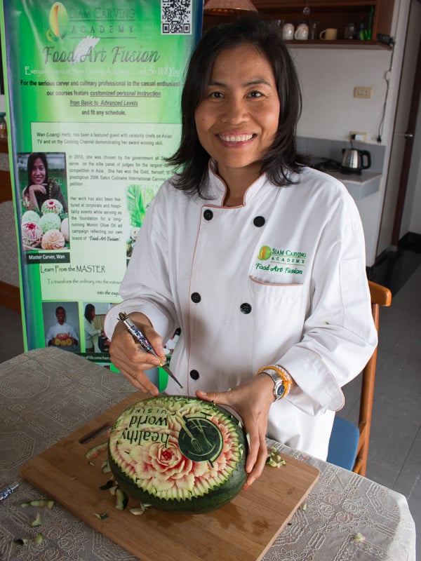 Thai Fruit and Vegetable Carving / https://www.hwcmagazine.com