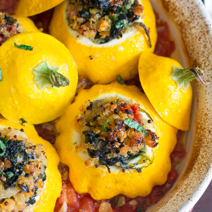 Italian Stuffed Patty Pan Squash / https://www.hwcmagazine.com