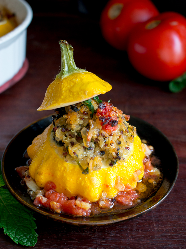 Italian Stuffed Patty Pan Squash / https://www.hwcmagazine.com