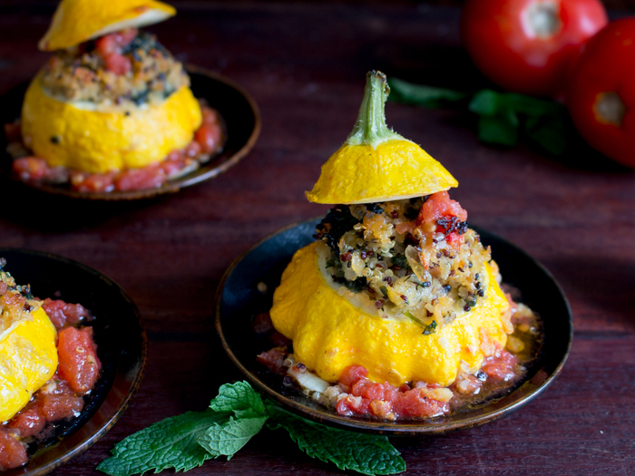 Italian Stuffed Patty Pan Squash / https://www.hwcmagazine.com