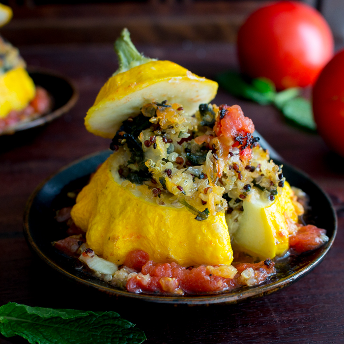 Italian Stuffed Patty Pan Squash / https://www.hwcmagazine.com