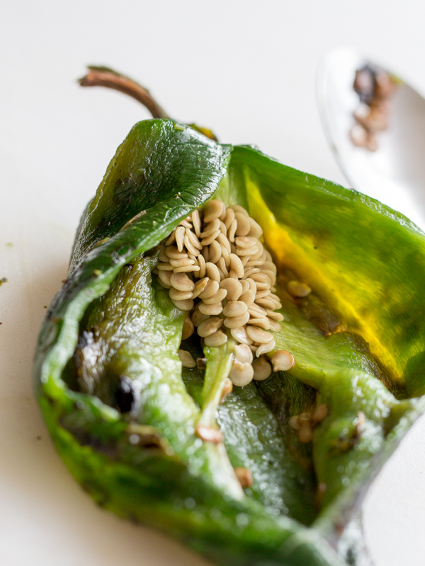 Roasted Stuffed Poblano Peppers / https://www.hwcmagazine.com