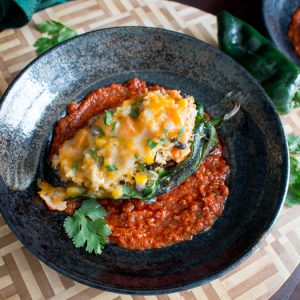 Cheesy Roasted Poblano Peppers / https://www.hwcmagazine.com