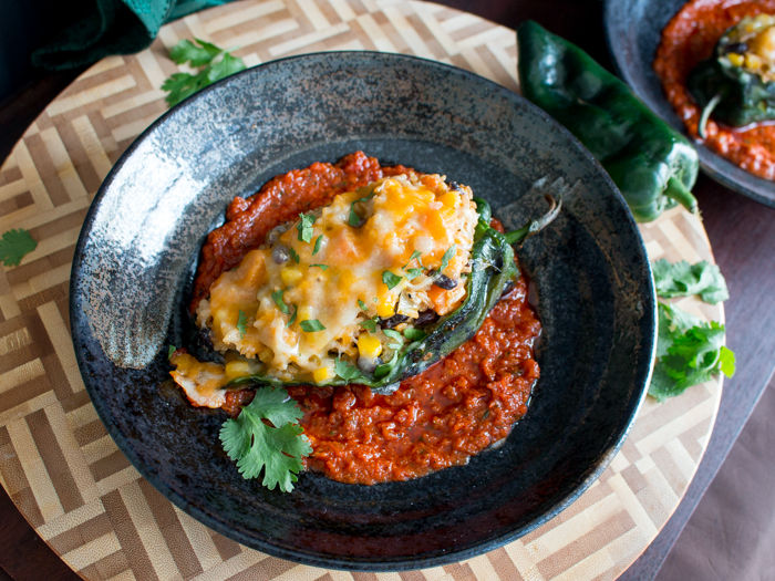 Cheesy Roasted Poblano Peppers / https://www.hwcmagazine.com