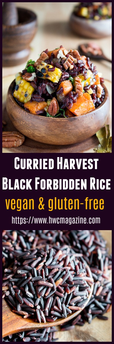 Curried Harvest Black Forbidden Rice / https://www.hwcmagazine.com