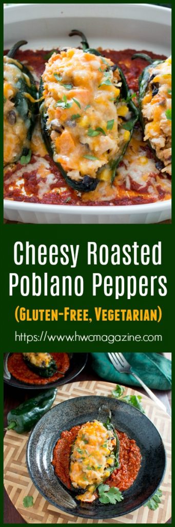 Cheesy Roasted Poblano Peppers / https://www.hwcmagazine.com