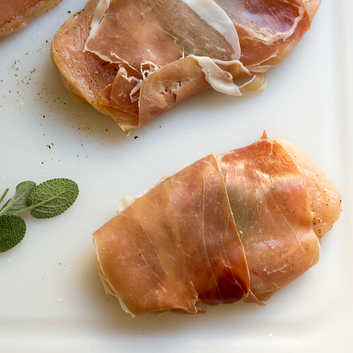 Garlic Chicken Saltimbocca / https://www.hwcmagazine.com