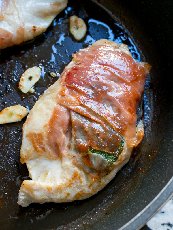 Garlic Chicken Saltimbocca / https://www.hwcmagazine.com