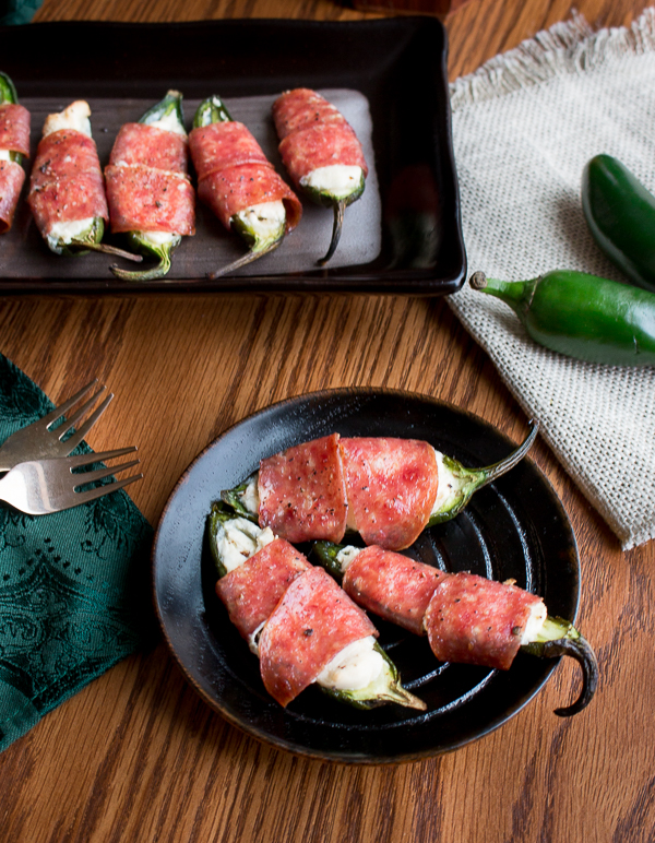 Baked Cheesy Salami Wrapped Jalapeños Healthy World Cuisine