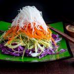 Layered High Sesame Asian Salad / https://www.hwcmagazine.com