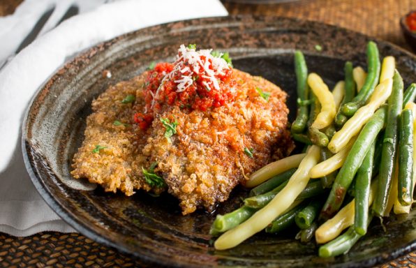 parmesan herb crusted beef cutlet/ https://www.hwcmagazine.com