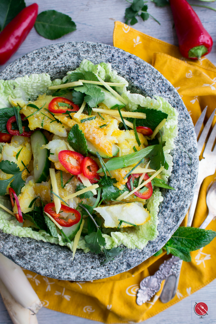 Authentic Thai Fish Salad / https://www.hwcmagazine.com