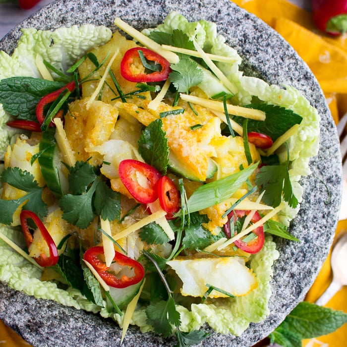 Authentic Thai Fish Salad / https://www.hwcmagazine.com