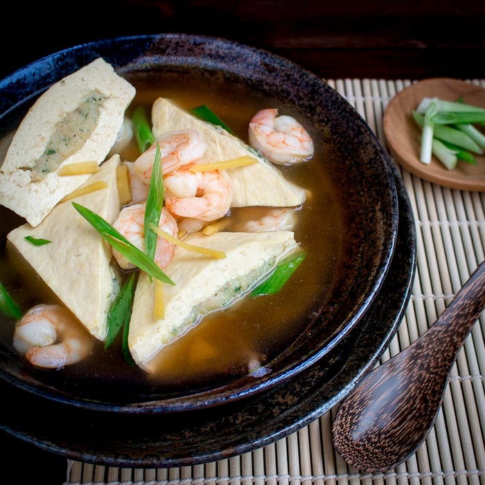 Shrimp Stuffed Tofu Soup/ https://www.hwcmagazine.com