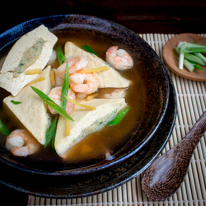 Shrimp Stuffed Tofu Soup/ https://www.hwcmagazine.com