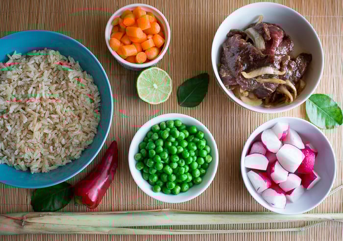 Spring Time Thai Beef Buddha Bowls/ https://www.hwcmagazine.com