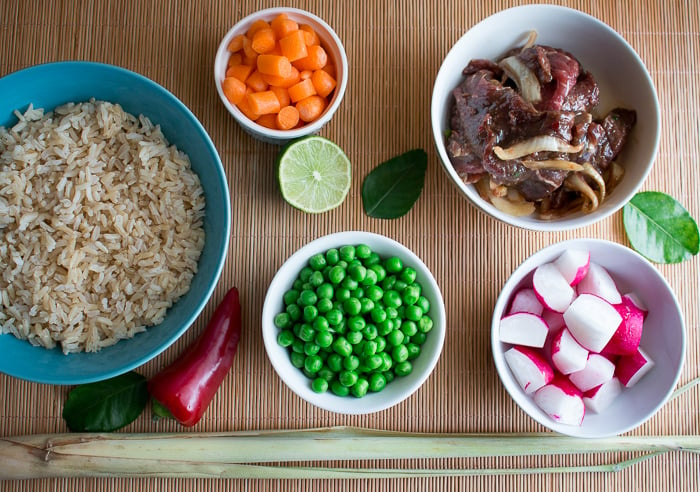 Spring Time Thai Beef Buddha Bowls/ https://www.hwcmagazine.com