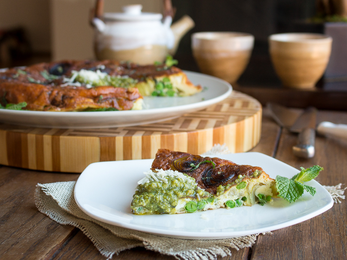 Stove Top Parmesan Leek Frittata / https://www.hwcmagazine.com
