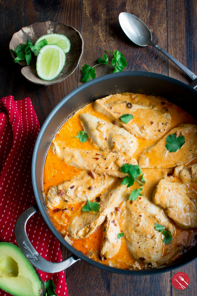 Creamy Chipotle Chicken Skillet/ https://www.hwcmagazine.com